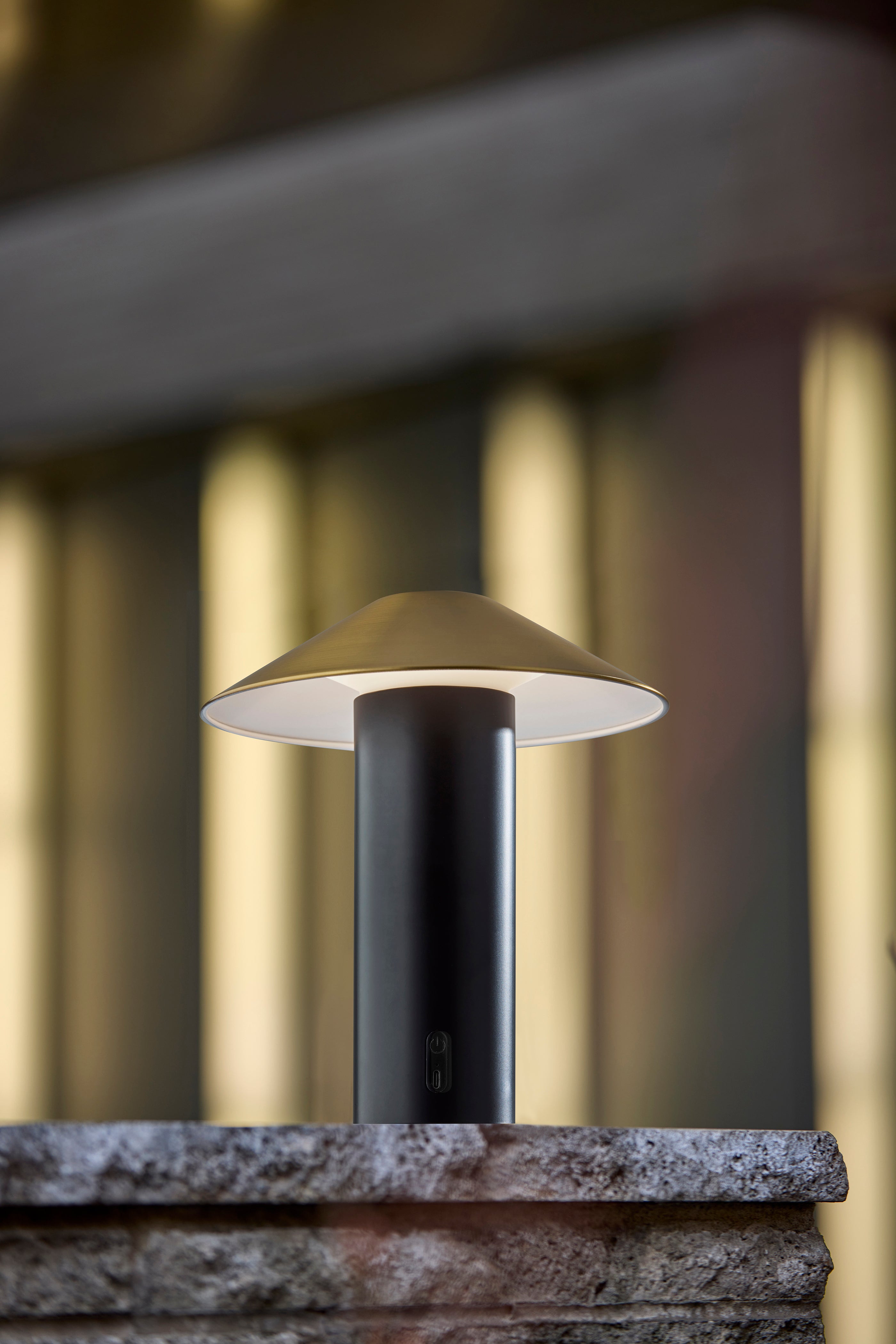 Pina LED Cordless Table Lamp- Black