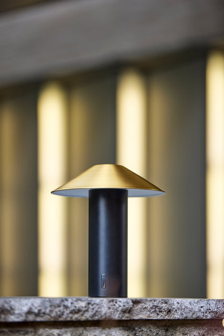 Pina LED Cordless Table Lamp- Black