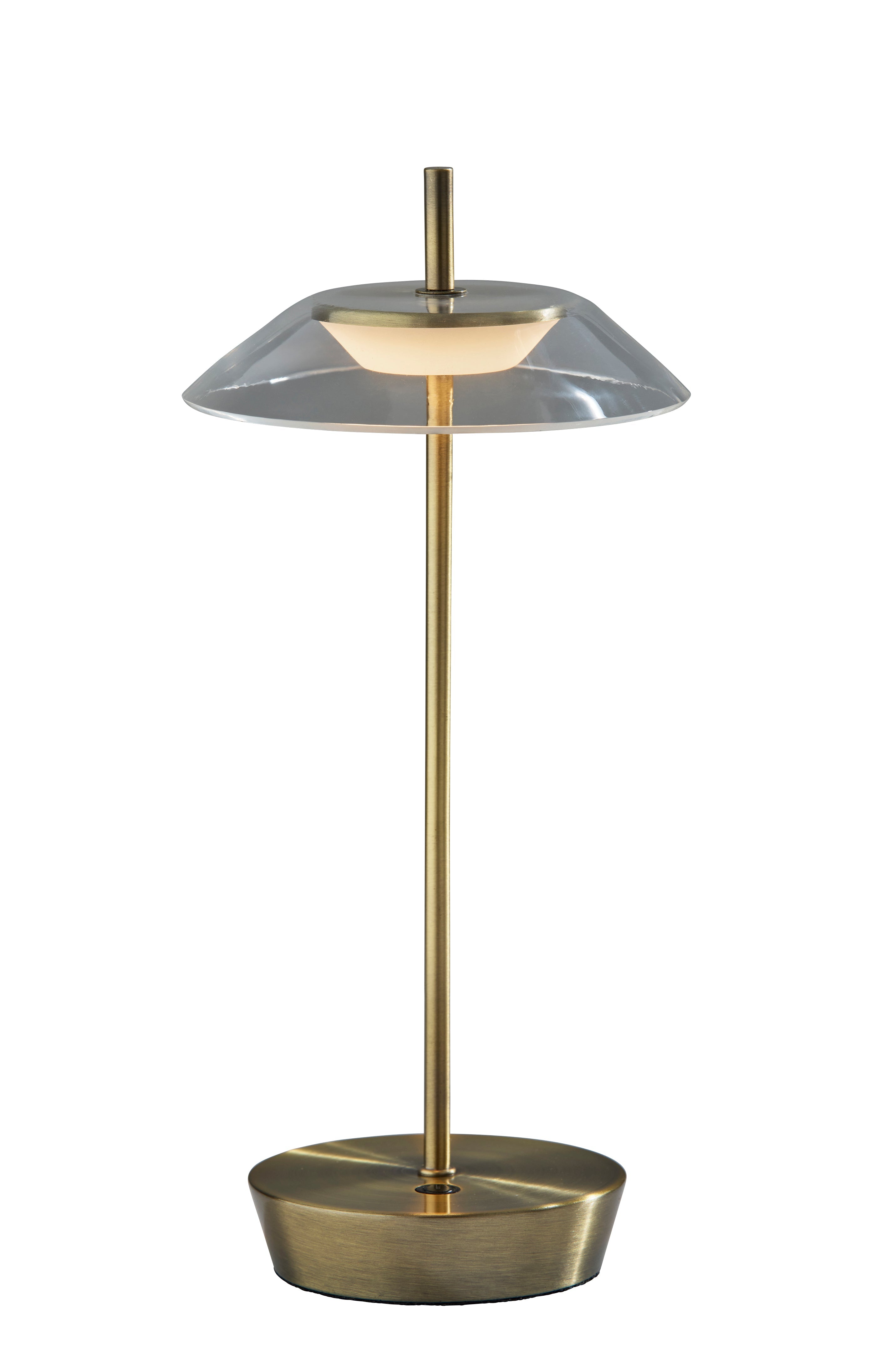 Ako LED Cordless Table Lamp- Antique Brass