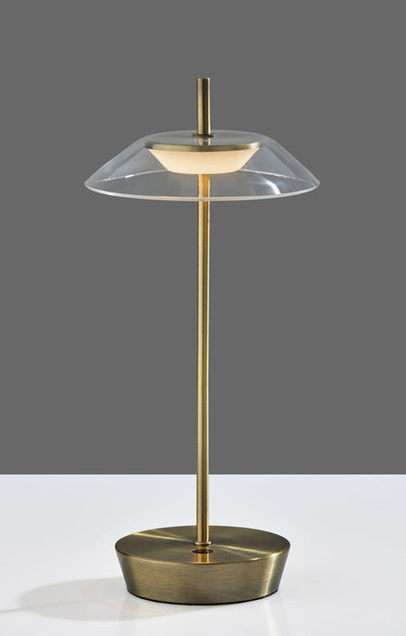 Ako LED Cordless Table Lamp- Antique Brass