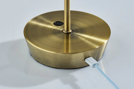 Ako LED Cordless Table Lamp- Antique Brass