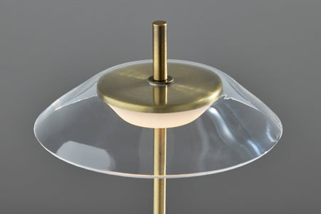 Ako LED Cordless Table Lamp- Antique Brass