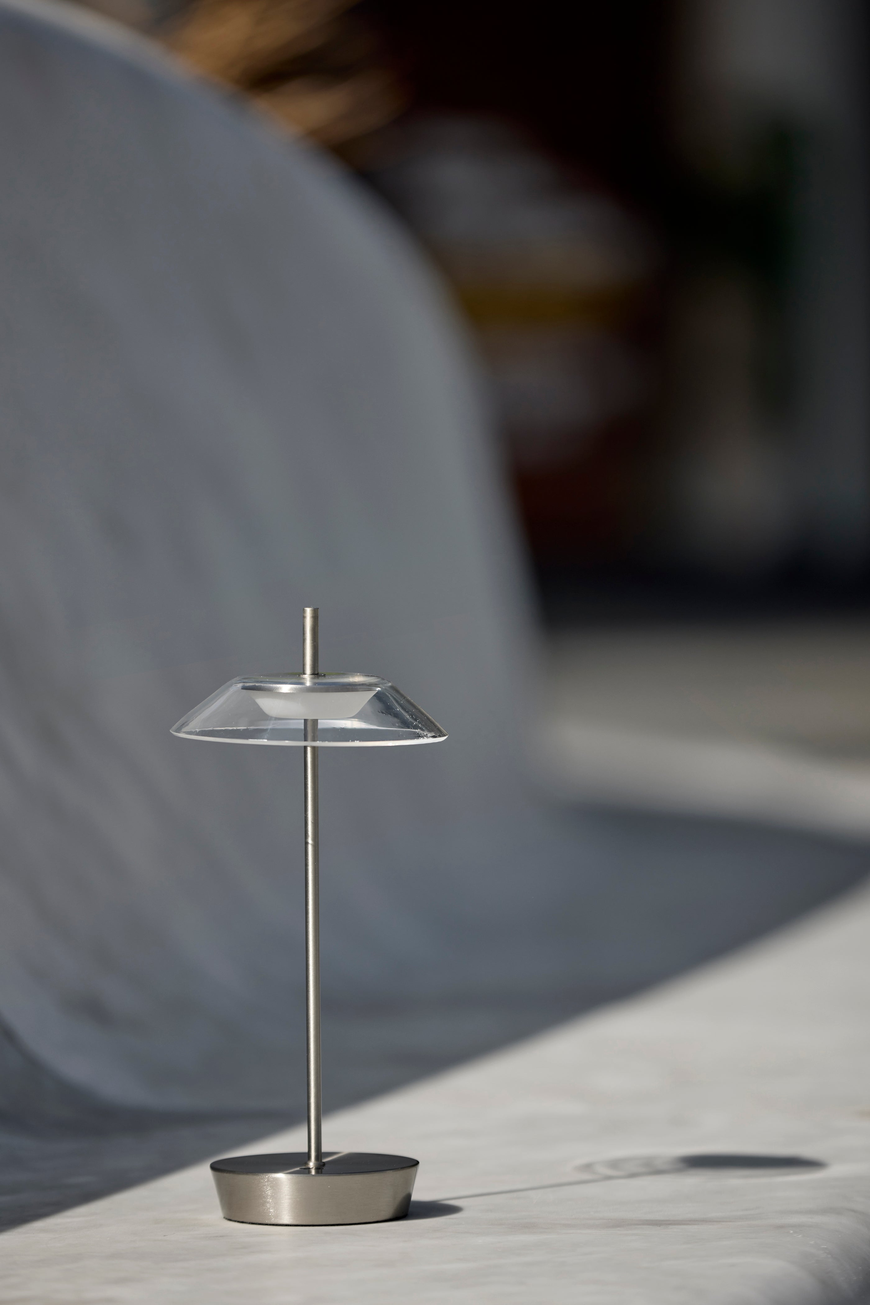 Ako LED Cordless Table Lamp- Steel