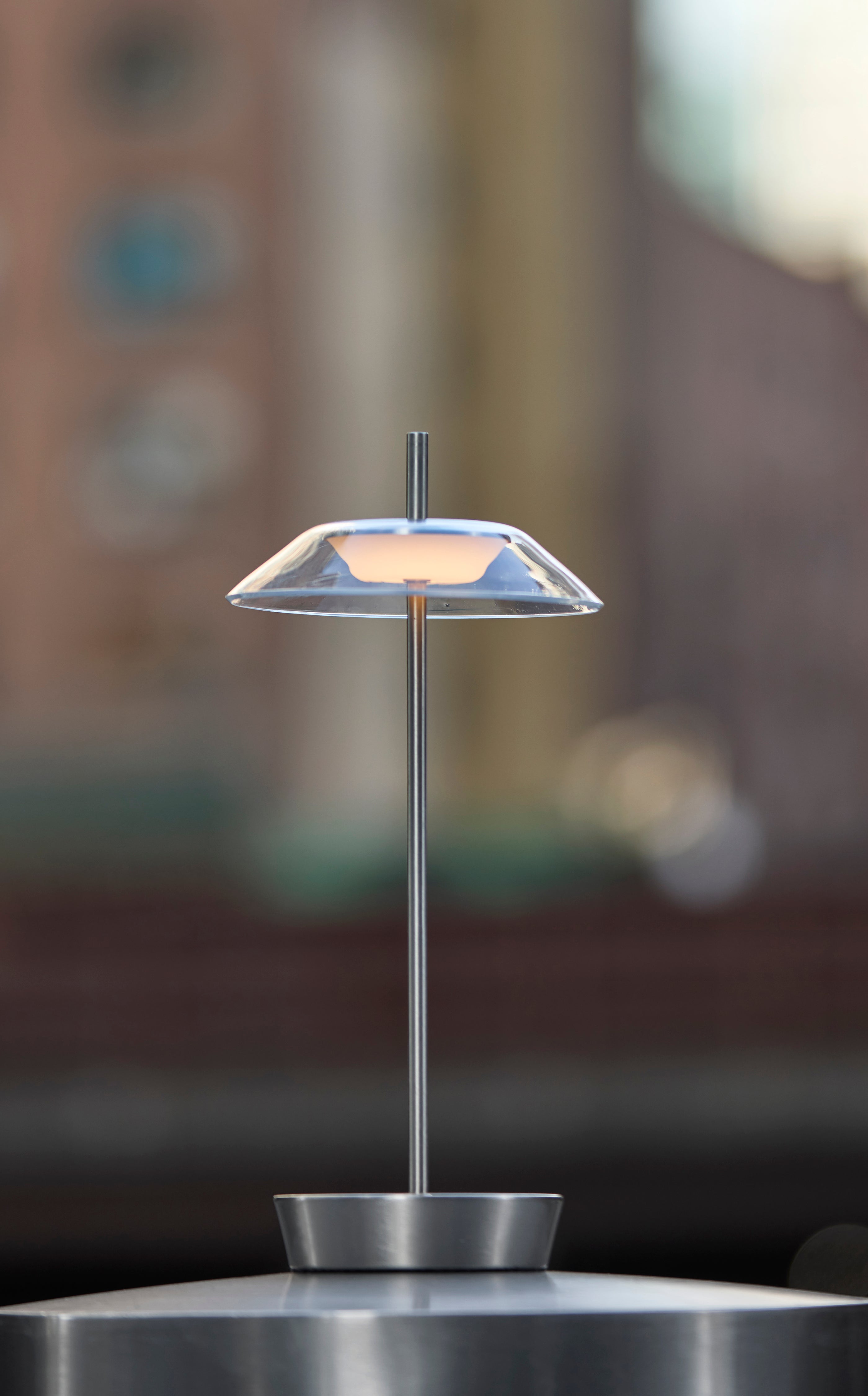 Ako LED Cordless Table Lamp- Steel