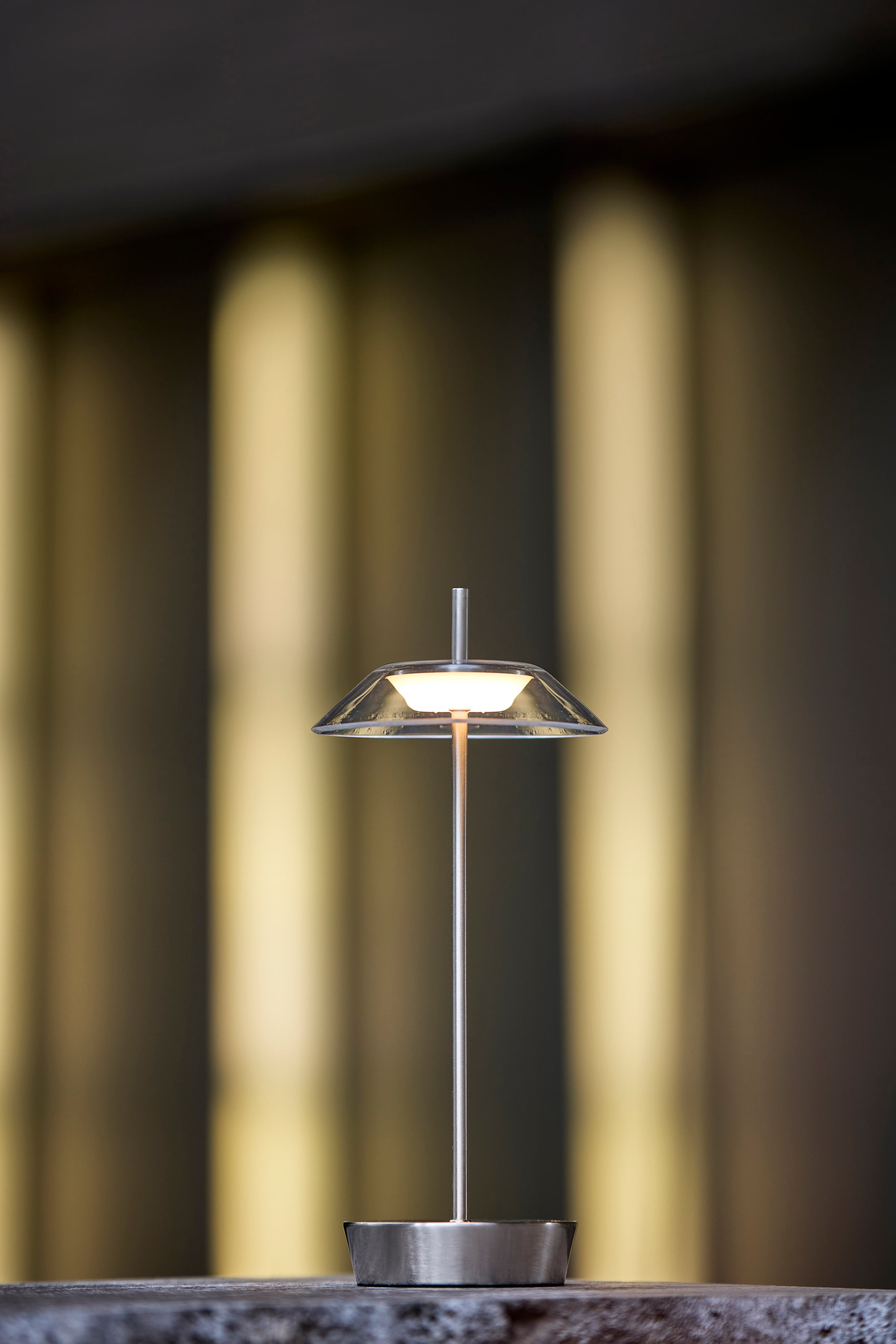 Ako LED Cordless Table Lamp- Steel