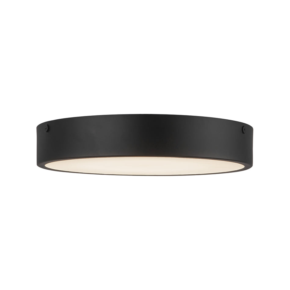 Adelaide 11-in Matte Black LED Flush Mount