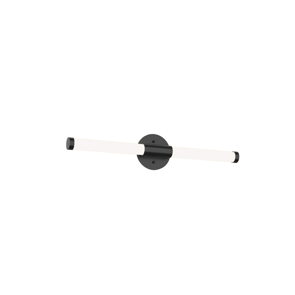 Akari 24-in Black LED Vanity by KUZCO