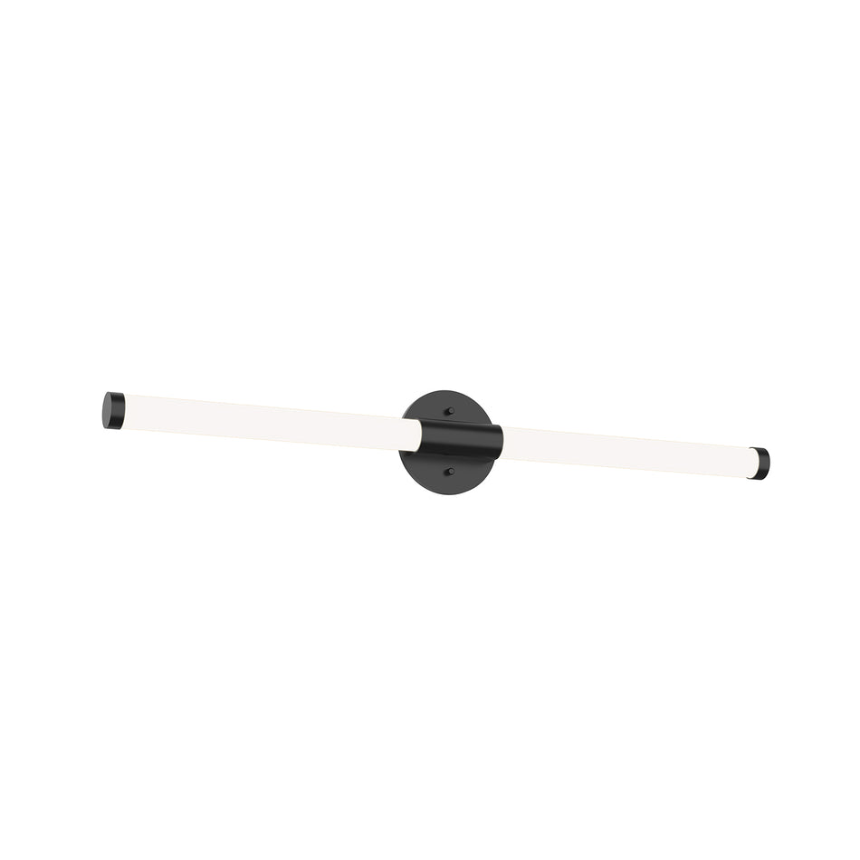 Akari 32-in Black LED Vanity by KUZCO