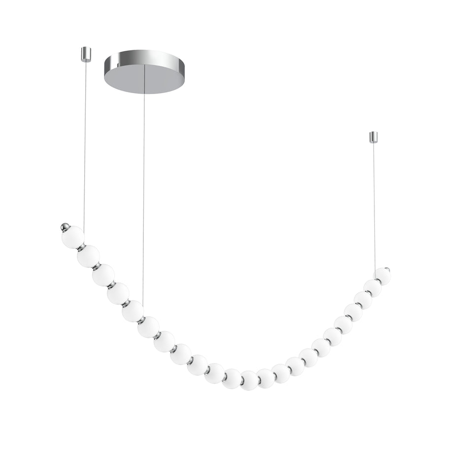 Akoya 23 Light Chrome LED Chandeliers