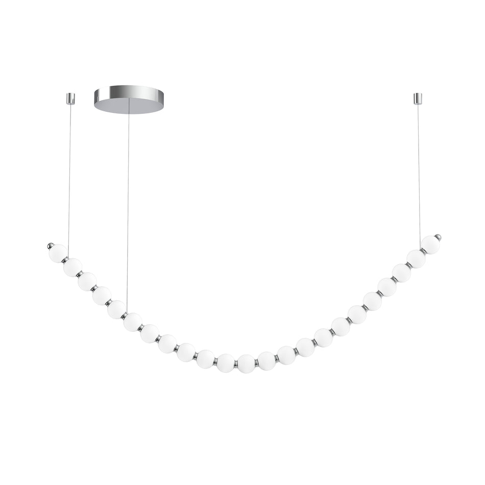 Akoya 23 Light Chrome LED Chandeliers by ALORA
