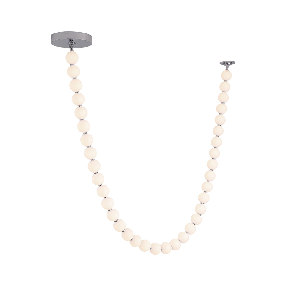 Akoya 10.5-ft Chrome LED Pendant by ALORA