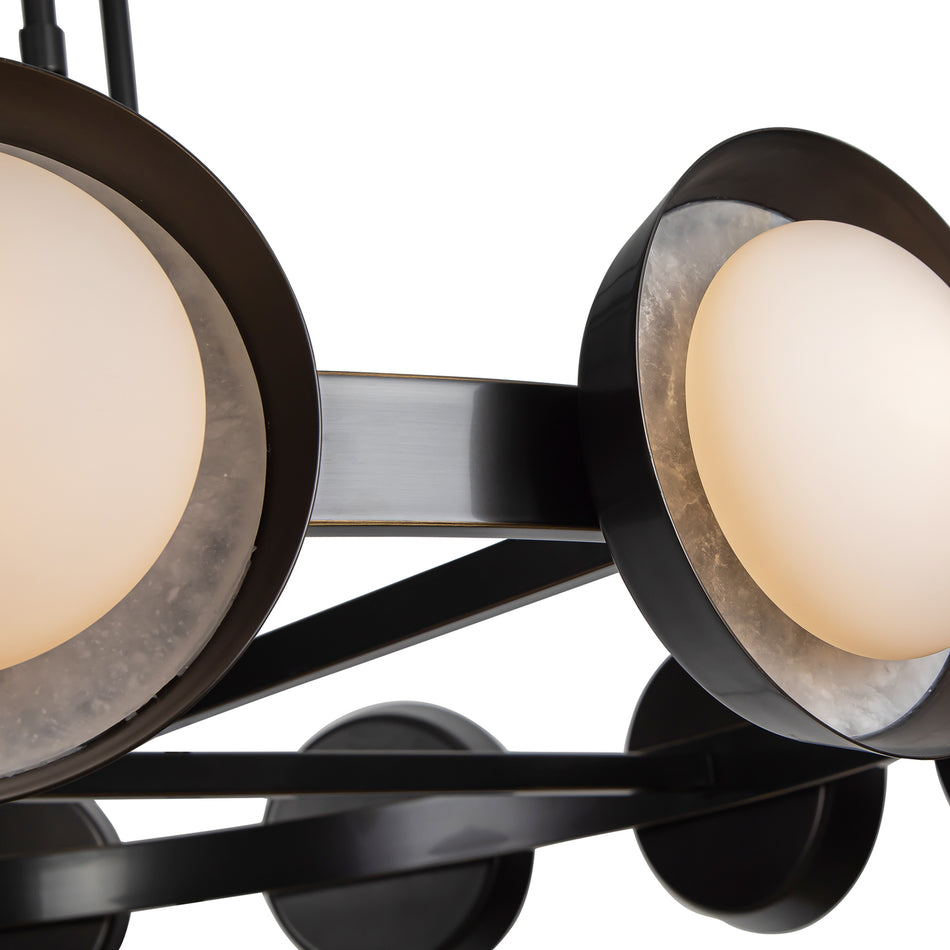 Alonso 50-in Urban Bronze LED Chandeliers by ALORA