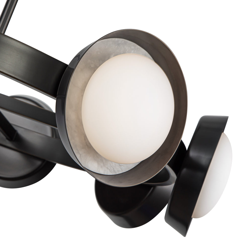 Alonso 37-in Urban Bronze LED Chandeliers by ALORA