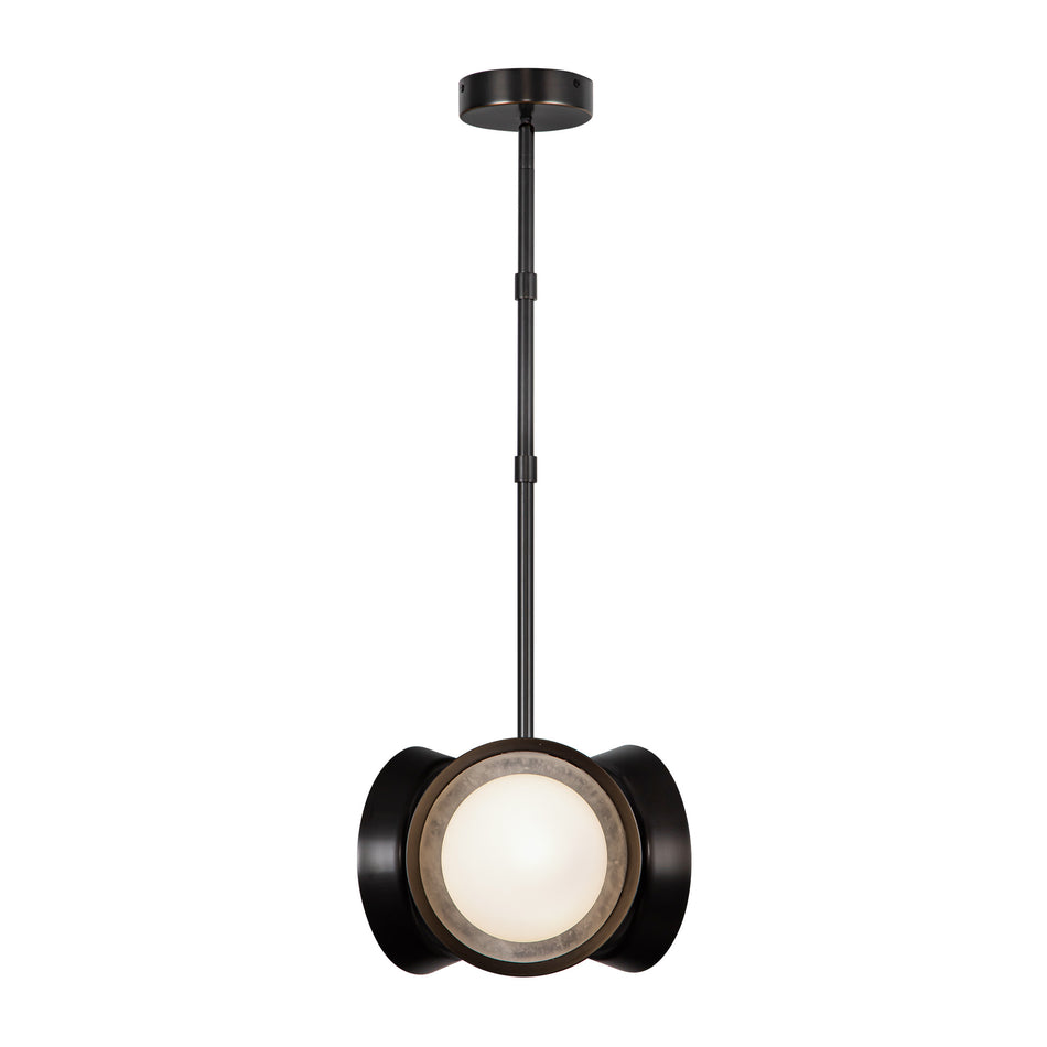 Alonso 13-in Urban Bronze LED Pendant by ALORA