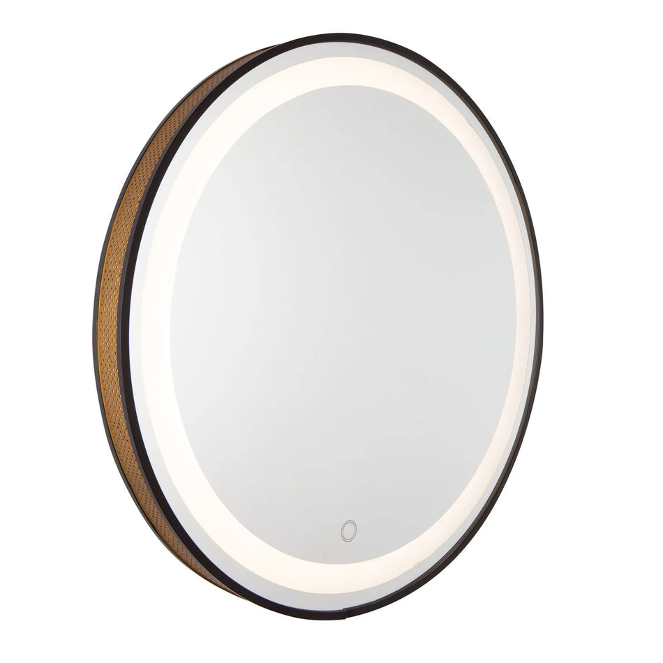 Reflections Mirror Black, Gold INTEGRATED LED