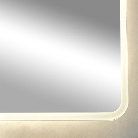 Reflections Collection 32W LED Rectangular Mirror Silver