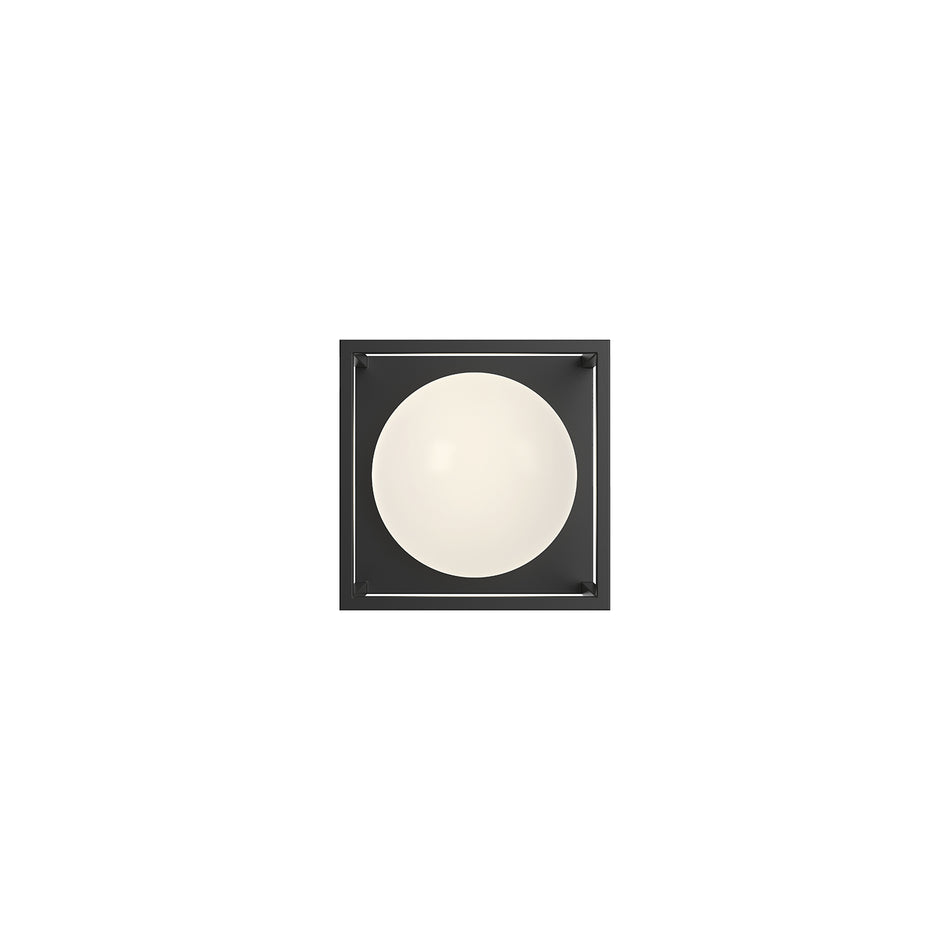 Amelia 6-in Black 1 Light Exterior Wall Sconce