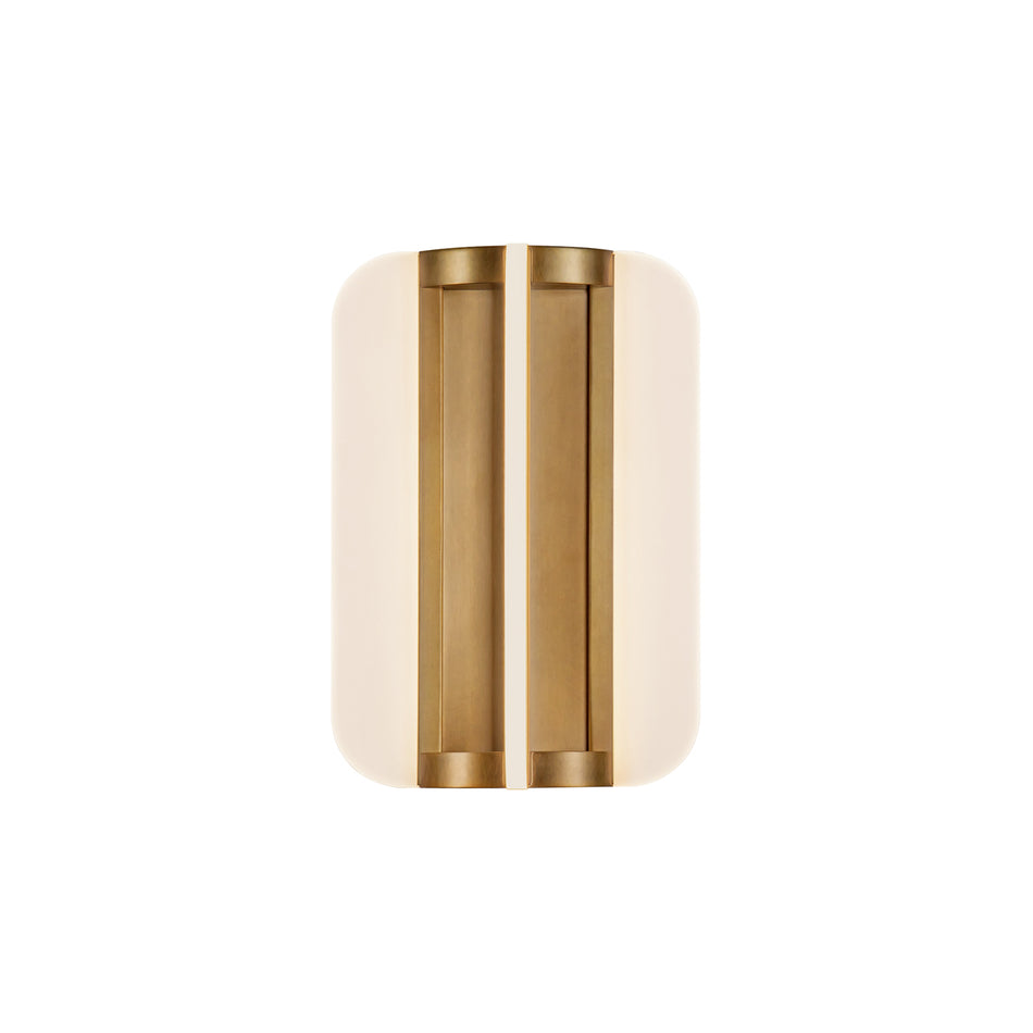 Anders 10-in Vintage Brass LED Wall/Vanity