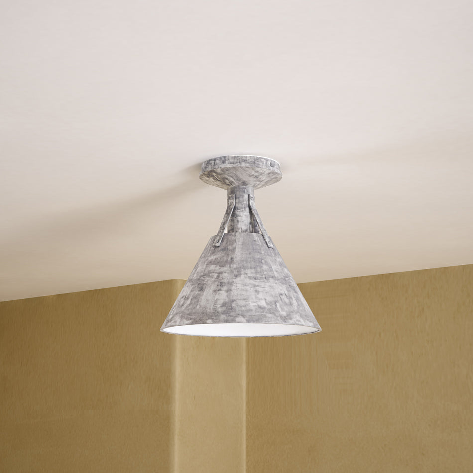 Archer 10-in Steel Shade 1 Light Flush Mount by ALORA MOOD