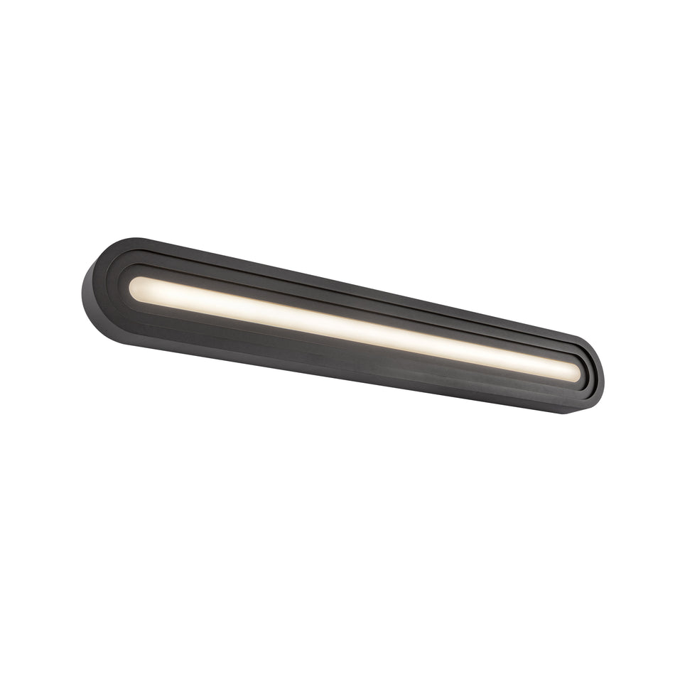 Arco 32-in Black LED Vanity Light by KUZCO