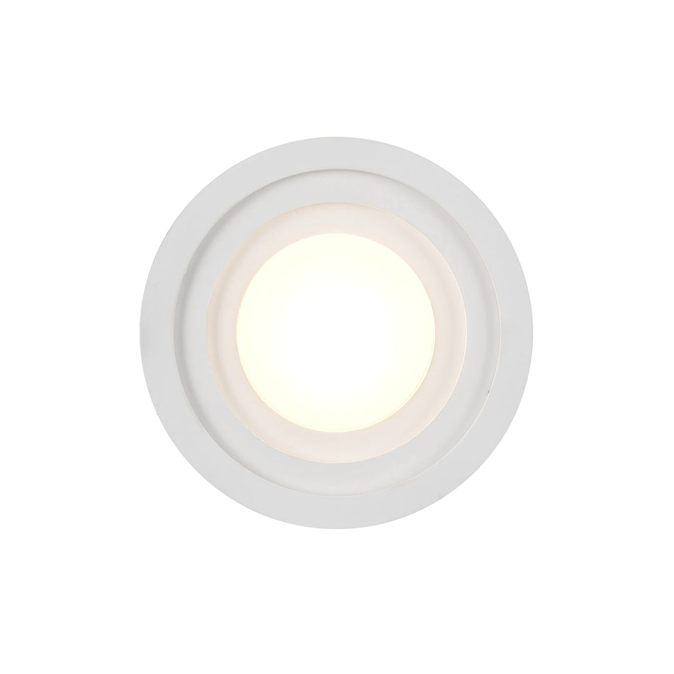 Arco 5-in White LED Wall Sconce