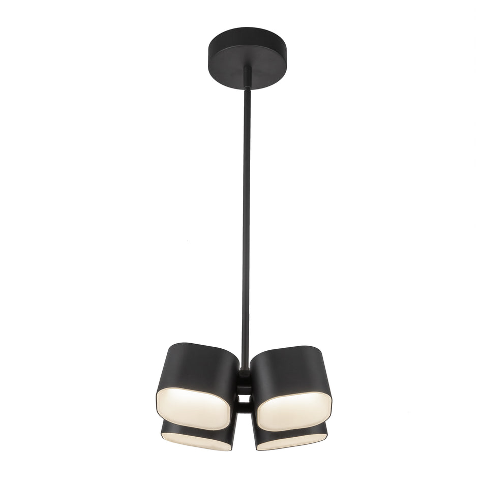 Arena 11-in Black LED Pendant by KUZCO