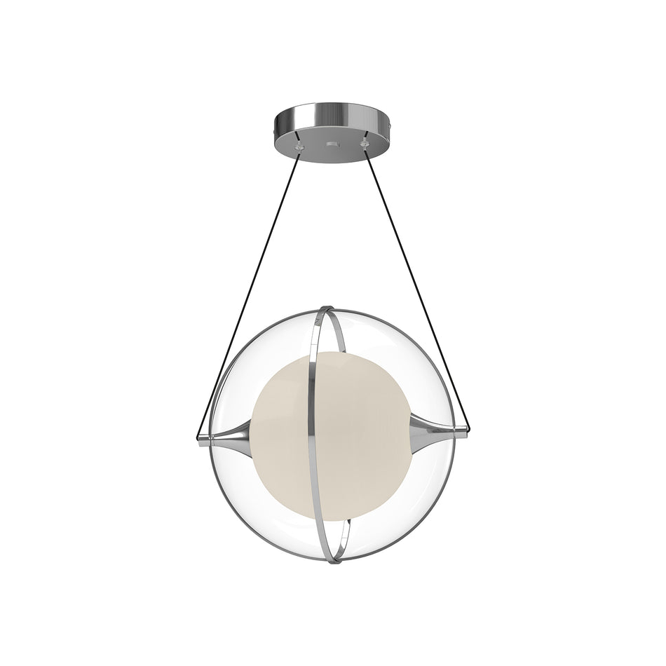 Aries 12-in Chrome LED Pendant