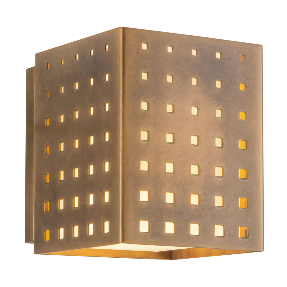 Astoria 5-in Brass dimmable LED Wall Sconce