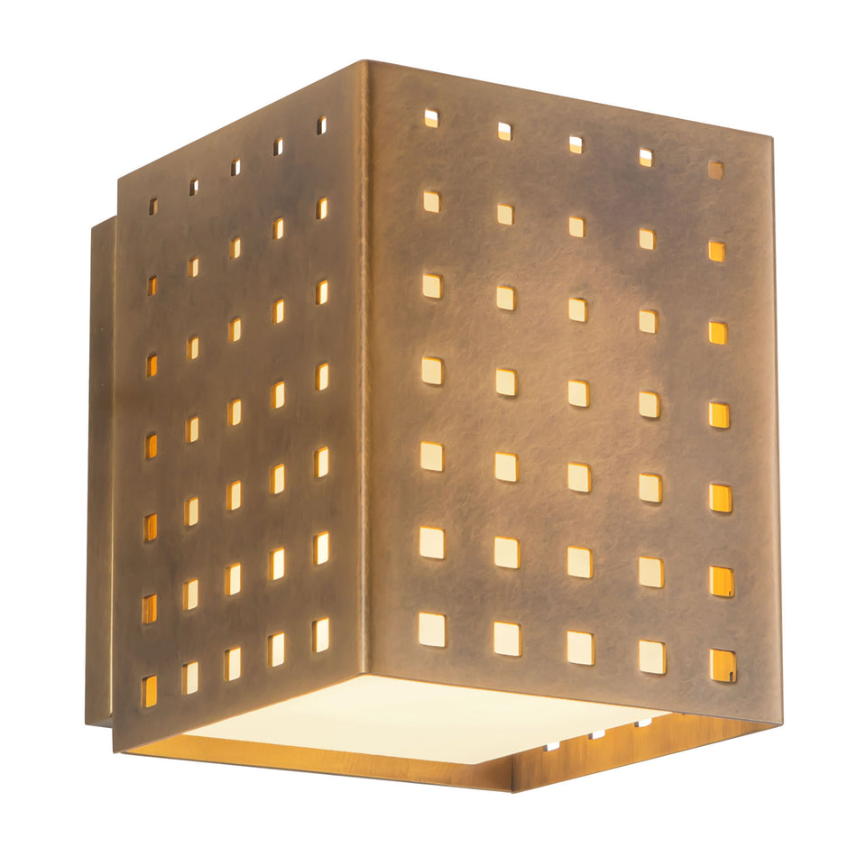 Astoria 5-in Brass dimmable LED Wall Sconce