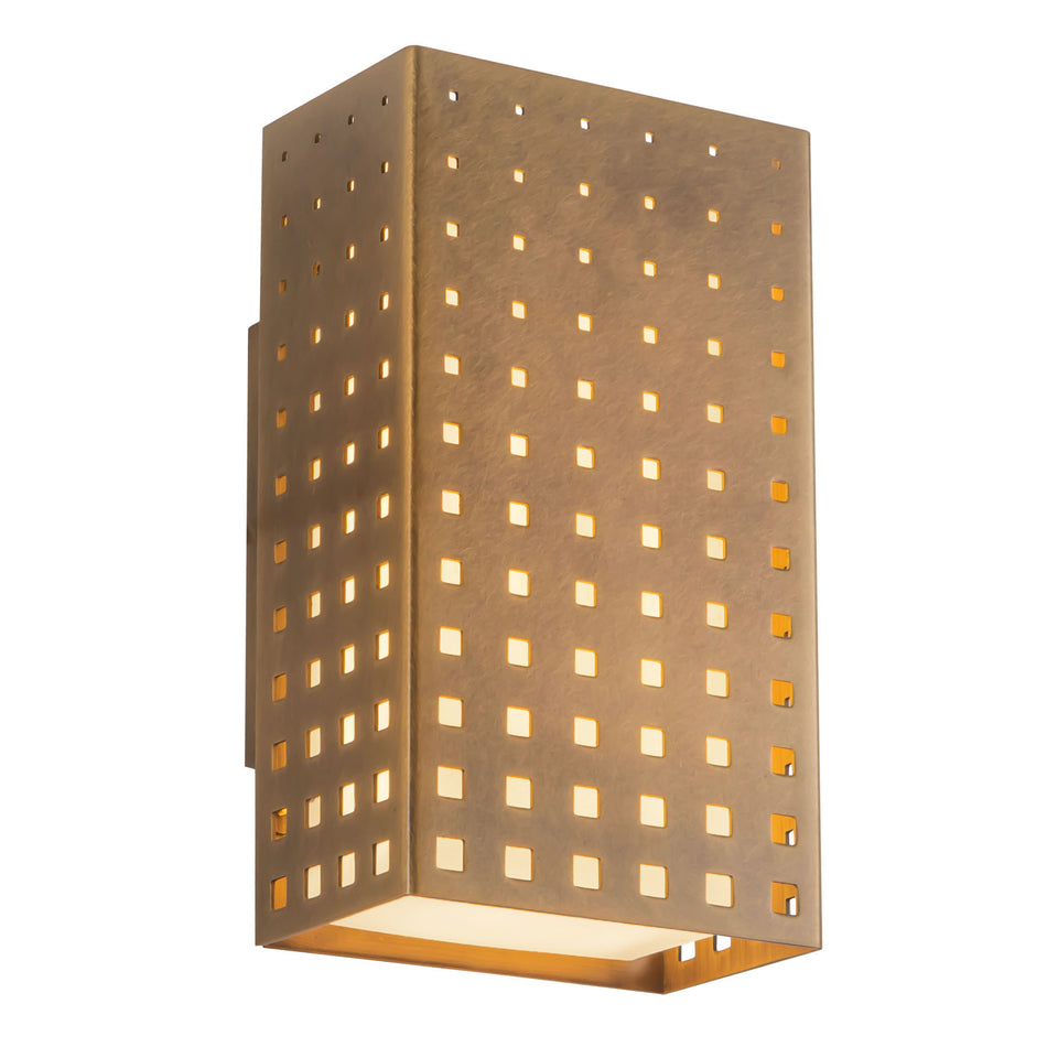 Astoria 9-in Brass dimmable LED Wall Sconce