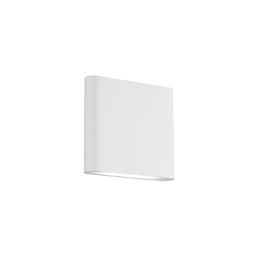 Slate 6-in White LED All terior Wall by KUZCO