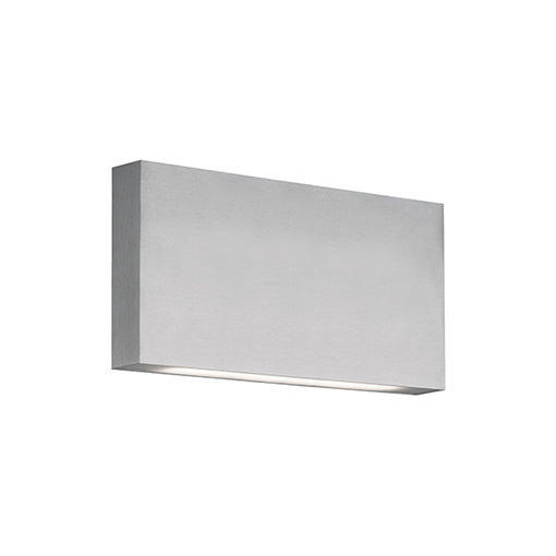 Mica 10-in Brushed Nickel LED All terior Wall by KUZCO
