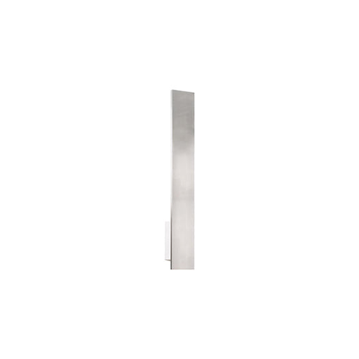 Vesta 24-in Brushed Nickel LED All terior Wall by KUZCO