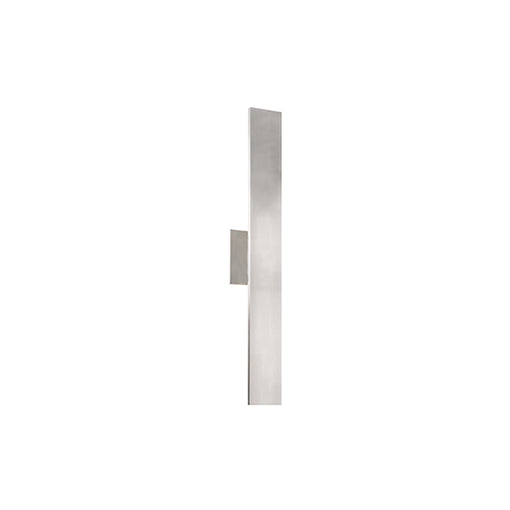 Vesta 28-in Brushed Nickel LED All terior Wall by KUZCO