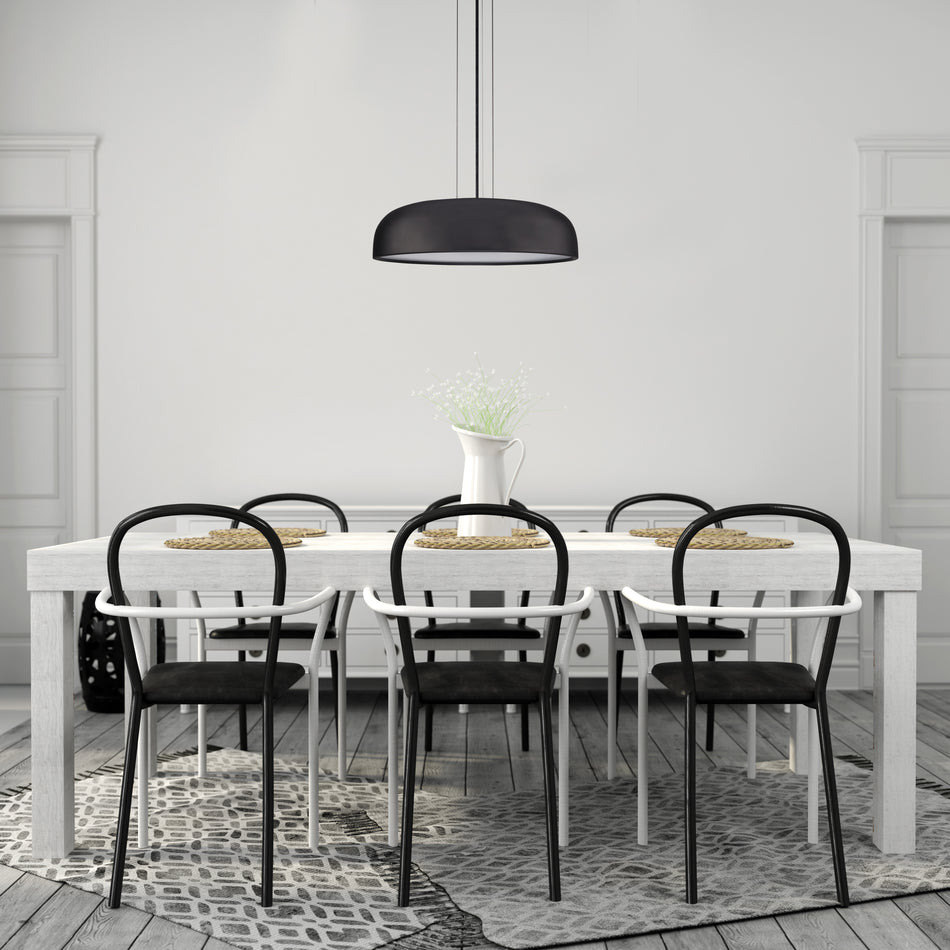 Beacon 20-in Black LED Pendant by KUZCO