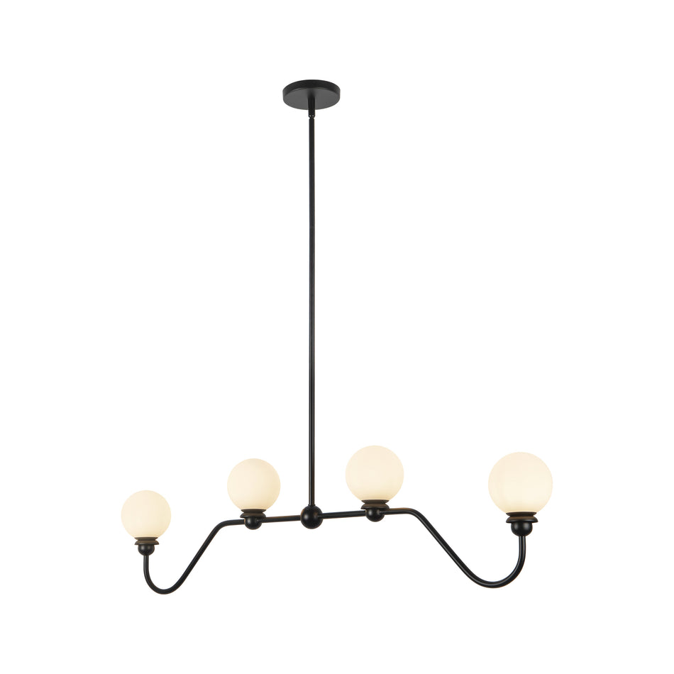 Beckett 49-in Black Linear Pendant