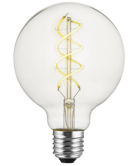 4W Dimmable LED E26 G25 2200K 120V CRI>=90 Bulb