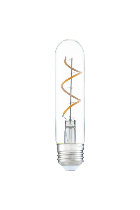 4W LED E26 T10 Clear Dimmable 2700K 5"