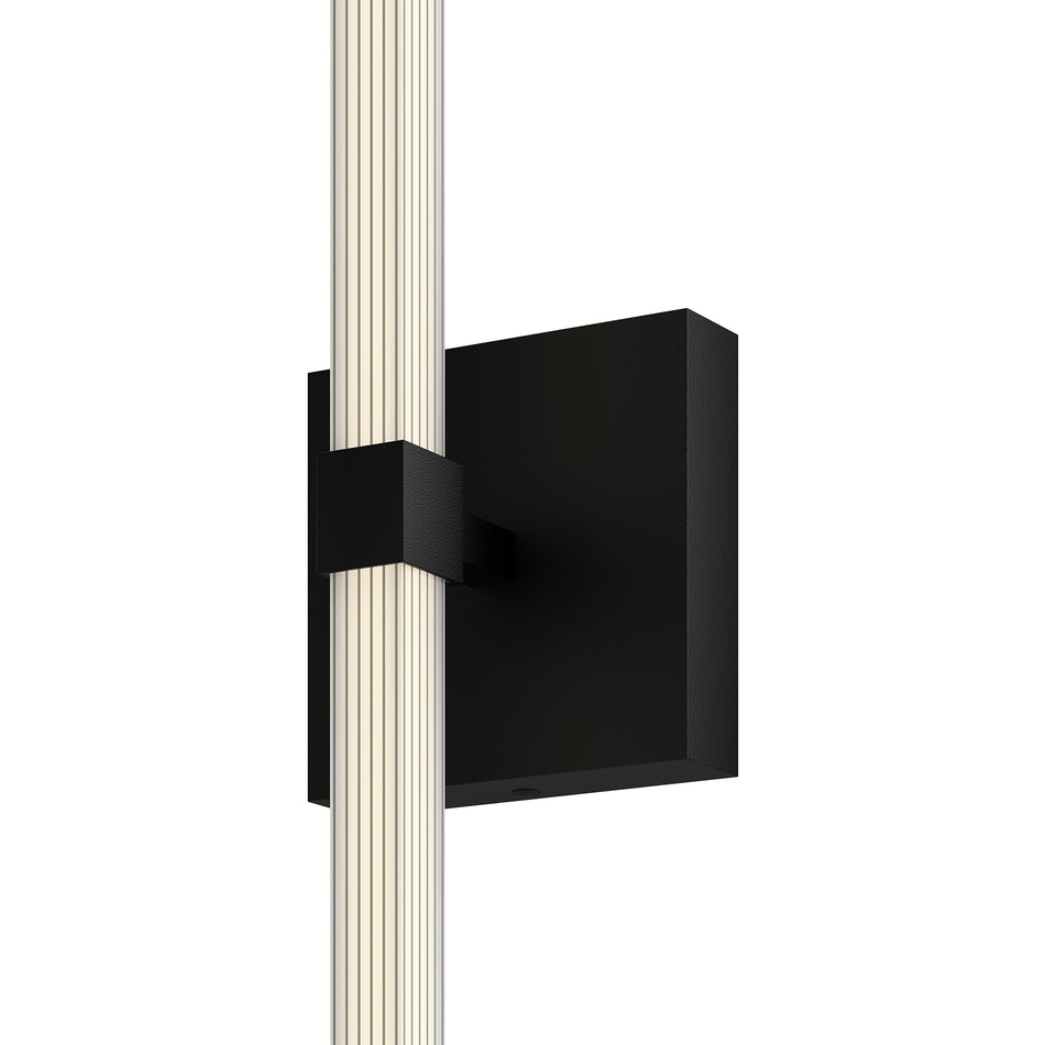 Blade 32-in Black LED Vanity by KUZCO