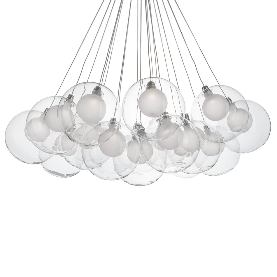 Bolla 28-in Chrome LED Chandeliers by KUZCO