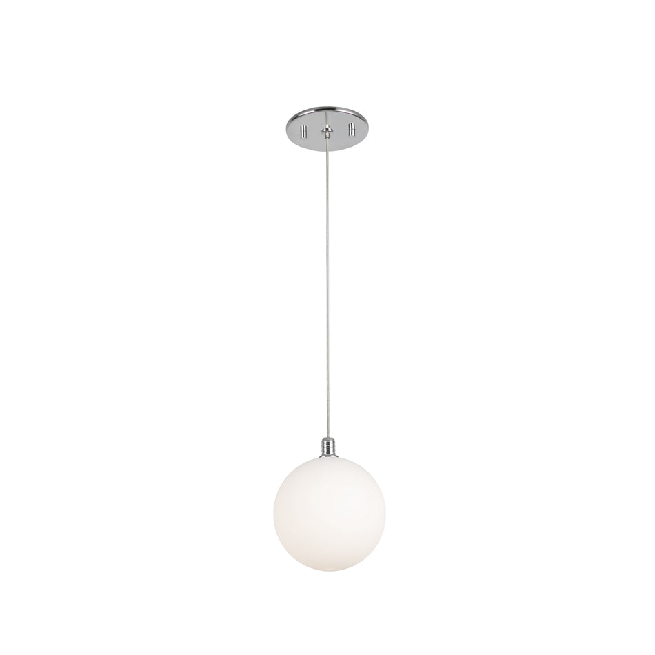Bolla 5-in Opal Glass LED Pendant by KUZCO