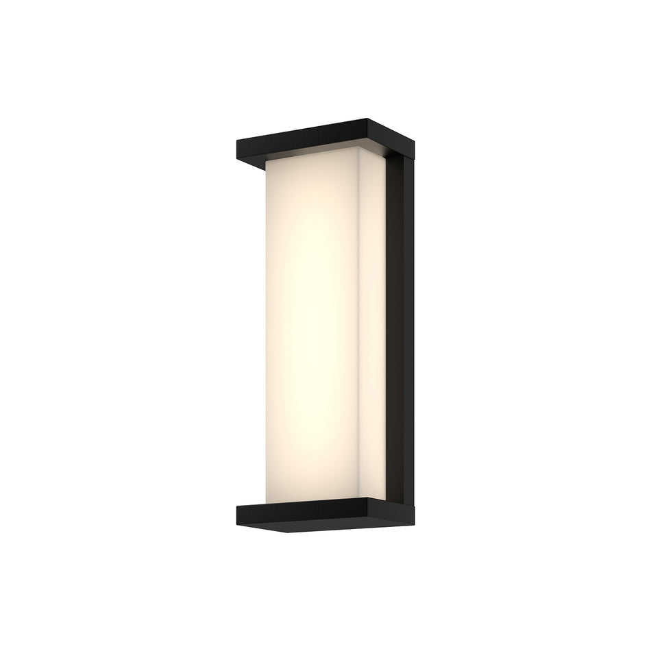 Bravo 14-in Black LED Exterior Wall Sconce