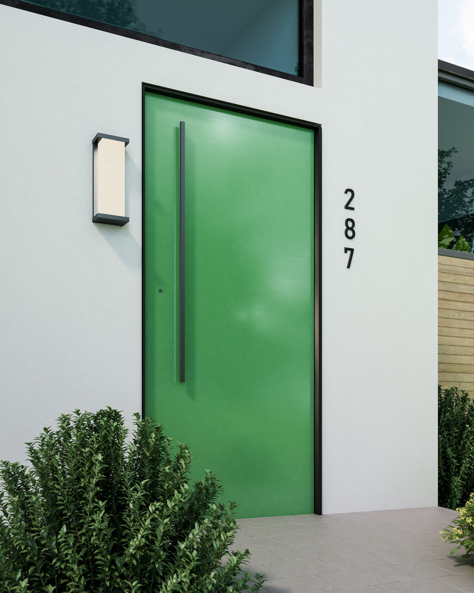 Bravo 20-in Black LED Exterior Wall Sconce by KUZCO