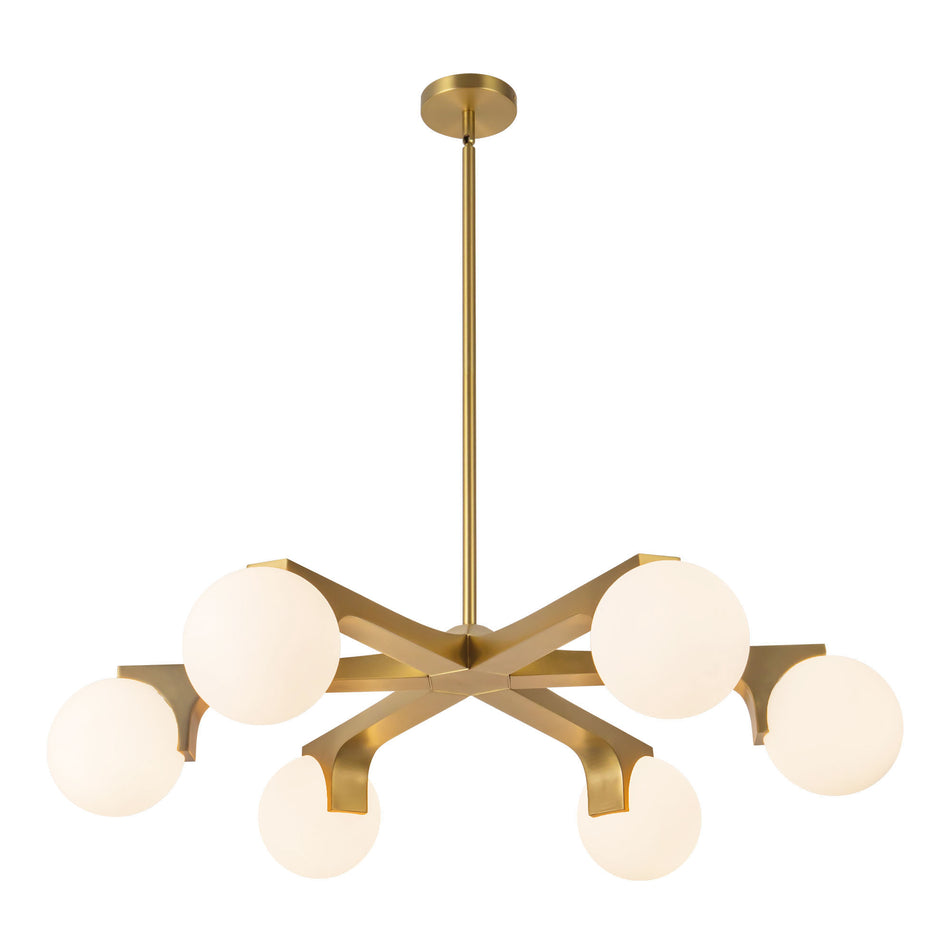 Briar 37-in Gold Chandelier