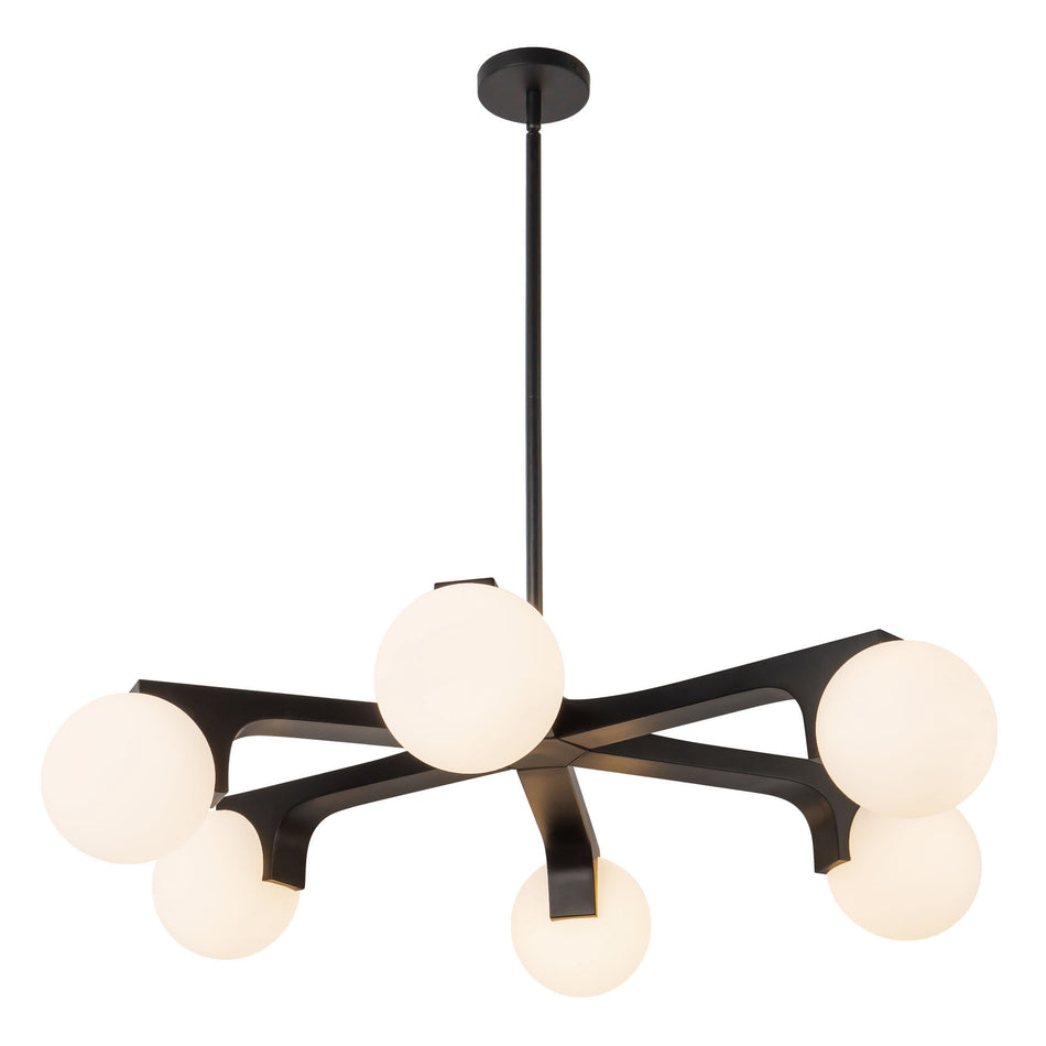 Briar 37-in Black Chandelier
