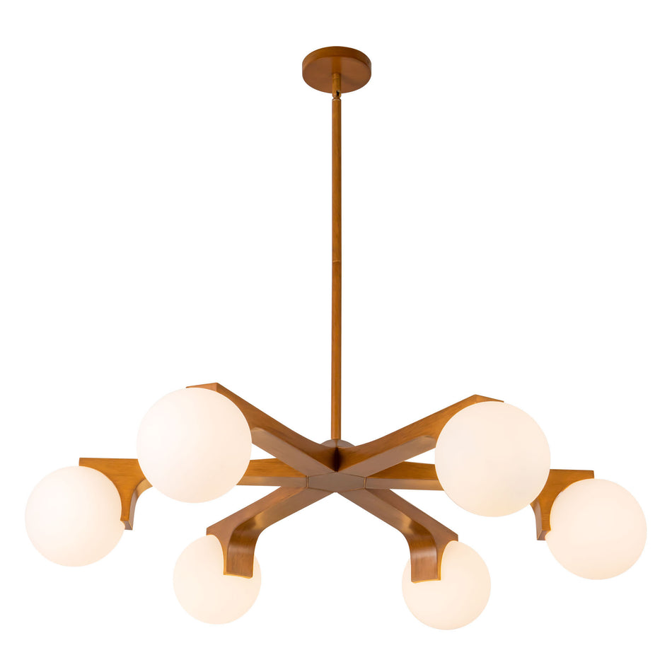Briar 37-in Brown Chandelier