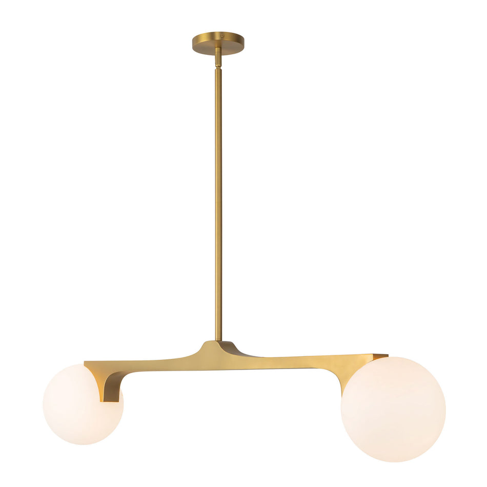 Briar 47-in Gold Linear Pendant
