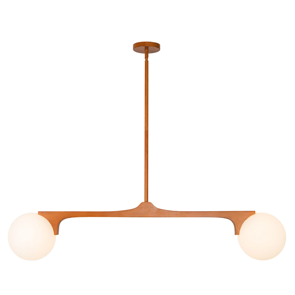 Briar 47-in Brown Linear Pendant