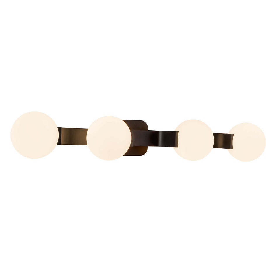 Briar 34-in Black Bathroom Vanity Light