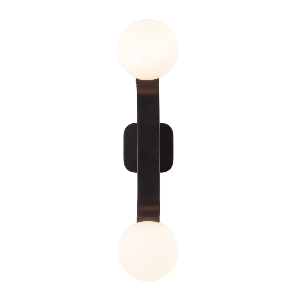Briar 22-in Black Wall Sconce